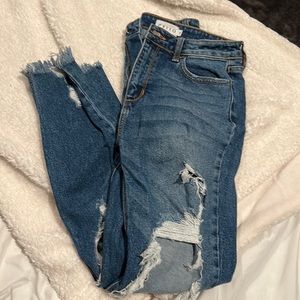 Dark ripped Cello Jeans